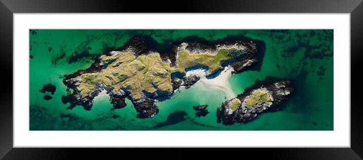 Reef Beach Isle of Lewis Outer Hebrides Scotland Framed Mounted Print by Sonny Ryse