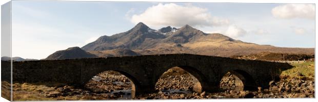 Sligachan Old Bridge Isle of Skye Scotland Canvas Print by Sonny Ryse