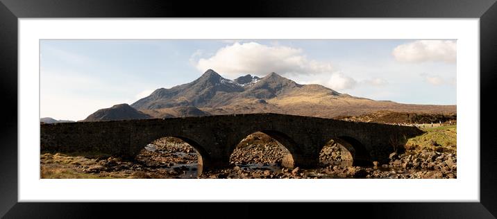 Sligachan Old Bridge Isle of Skye Scotland Framed Mounted Print by Sonny Ryse