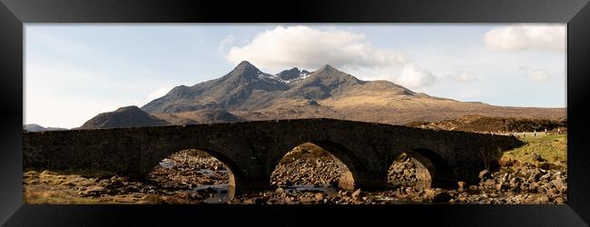 Sligachan Old Bridge Isle of Skye Scotland Framed Print by Sonny Ryse
