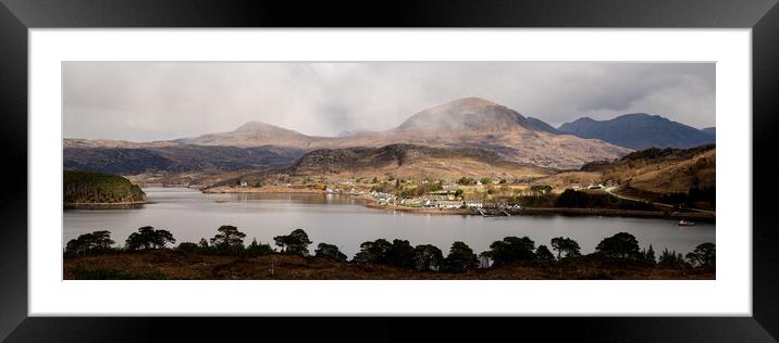 Loch Shieldaig and Torridon Highlands Scotland Framed Mounted Print by Sonny Ryse