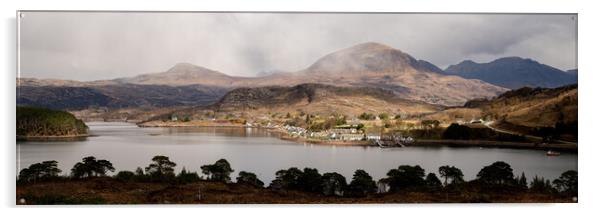 Loch Shieldaig and Torridon Highlands Scotland Acrylic by Sonny Ryse