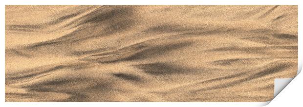 Beach sand patterns Print by Sonny Ryse