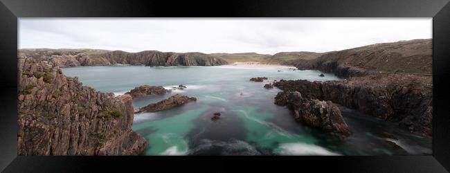 Mangersta beach Isle of Lewis Outer Hebrides Scotland Framed Print by Sonny Ryse