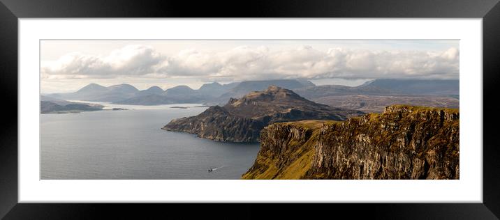 Sithean Bhealaich Chumhaing Isle of Skye Coast and Cliffs Scotla Framed Mounted Print by Sonny Ryse