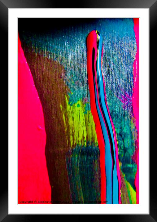 Abstract 500 Framed Mounted Print by Stephanie Moore