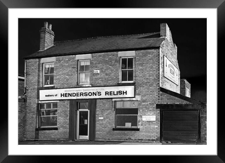 Hendersons Relish Building Framed Mounted Print by Darren Galpin