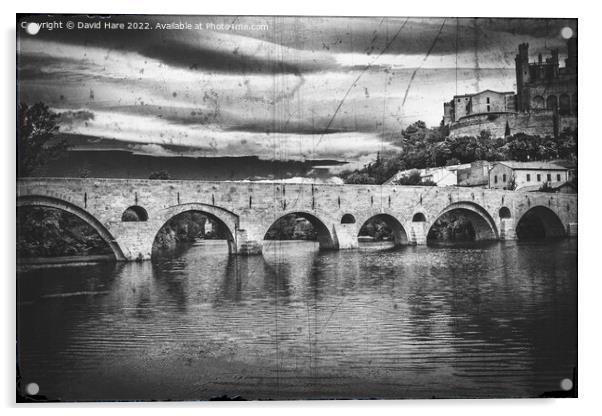 Pont Vieux Acrylic by David Hare
