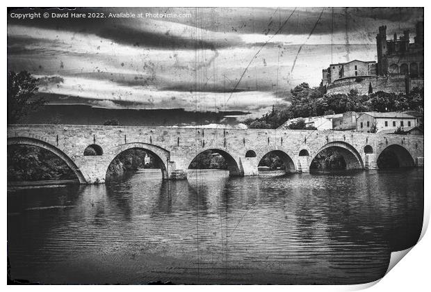 Pont Vieux Print by David Hare