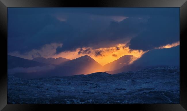 Ardnamurchan Sunrise Framed Print by Dan Ward