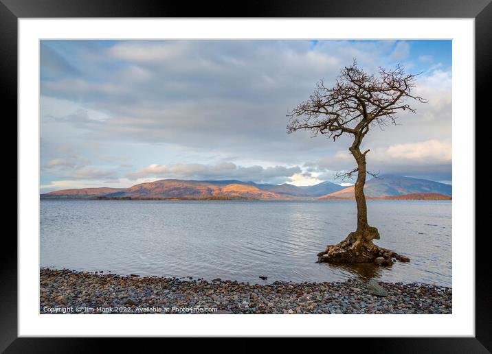 Milarrochy Bay, Loch Lomond  Framed Mounted Print by Jim Monk