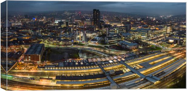 A View of Sheffield Canvas Print by Apollo Aerial Photography