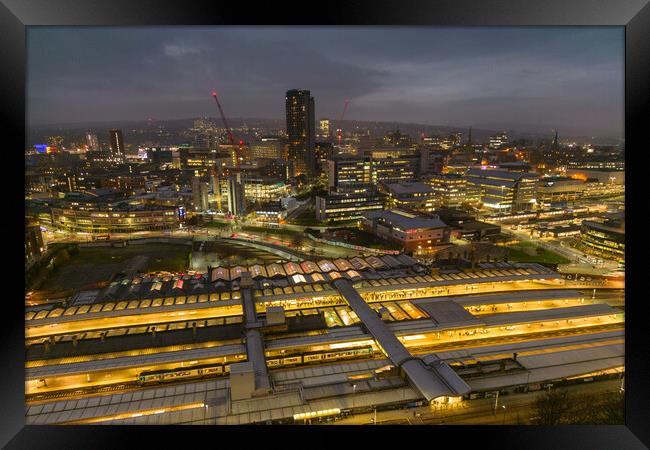 Sheffield Panoramic Framed Print by Apollo Aerial Photography
