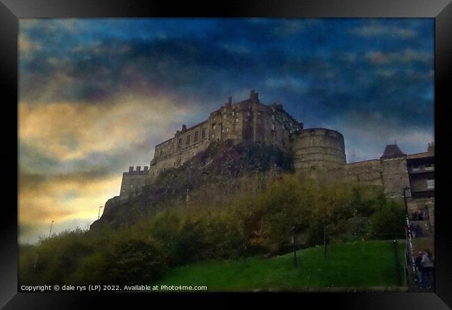 Edinburgh castle   Framed Print by dale rys (LP)