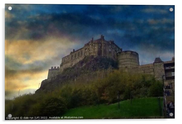 Edinburgh castle   Acrylic by dale rys (LP)