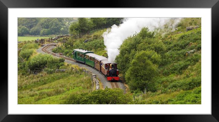 Welsh Highland Heritage Railway's Russell  Framed Mounted Print by David Thurlow