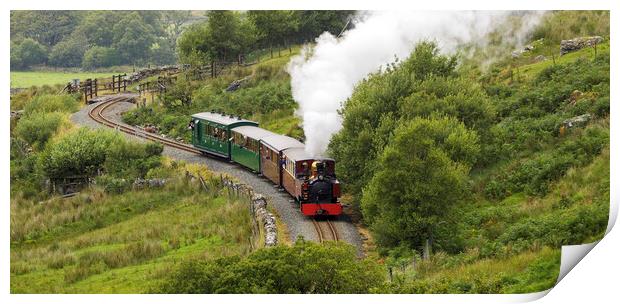 Welsh Highland Heritage Railway's Russell  Print by David Thurlow