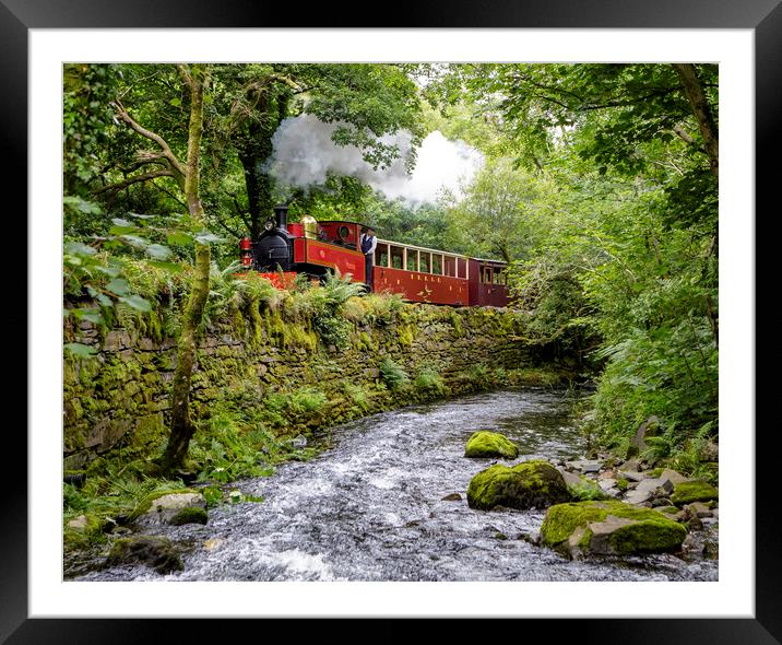 Welsh Highland Heritage Railway's Russell  Framed Mounted Print by David Thurlow