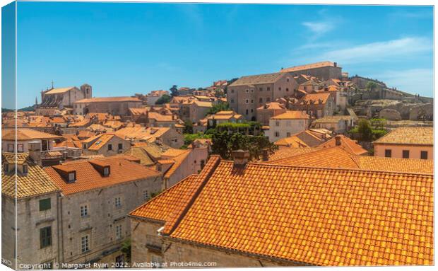 Old town Dubrovnik Canvas Print by Margaret Ryan