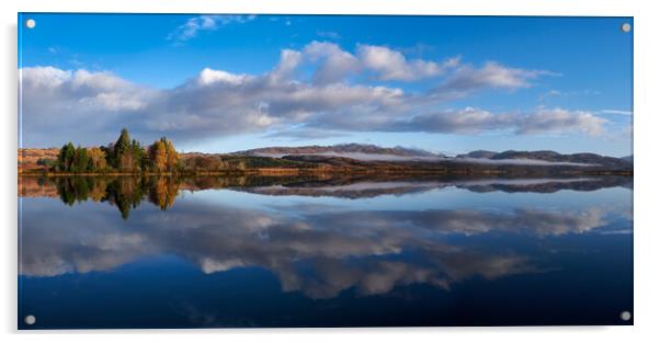 Loch Shiel Reflections Acrylic by Dan Ward