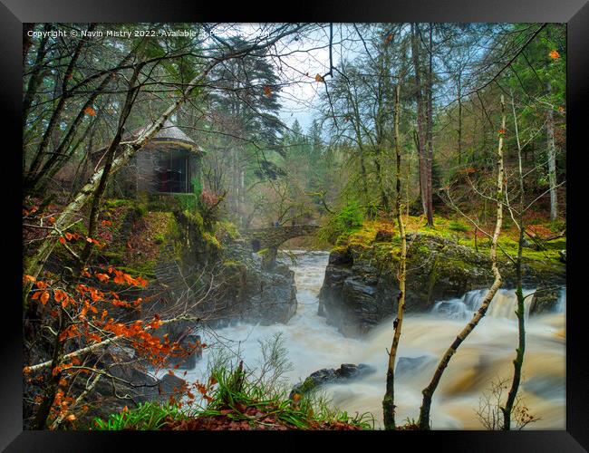 The Hermitage, Dunkeld, Perthshire  Framed Print by Navin Mistry