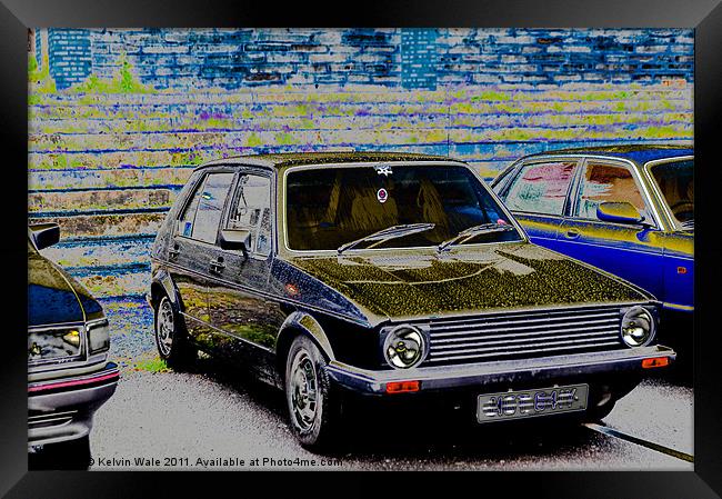 MK1 Golf Framed Print by Kelvin Futcher 2D Photography