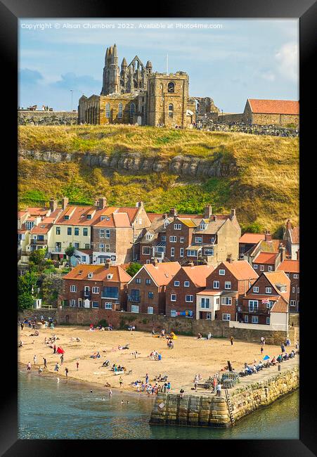 Whitby Portrait  Framed Print by Alison Chambers