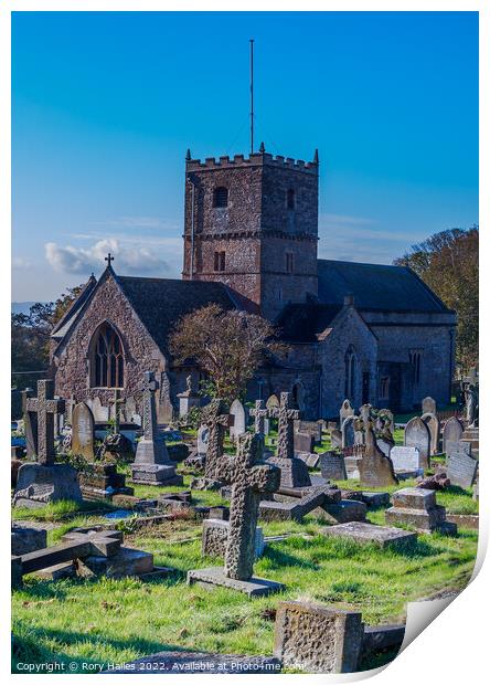 St Andrews Church Print by Rory Hailes