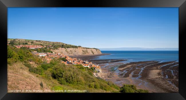 Robin Hood's Bay Framed Print by Philip Brookes