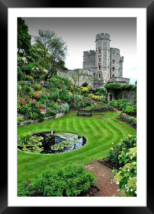 Windsor Castle Berkshire England UK Framed Mounted Print by Andy Evans Photos