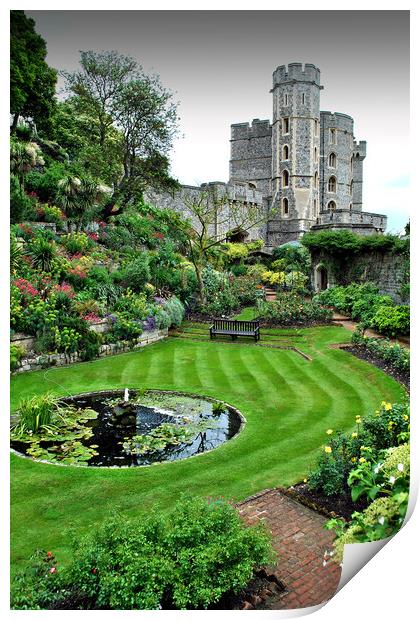 Windsor Castle Berkshire England UK Print by Andy Evans Photos