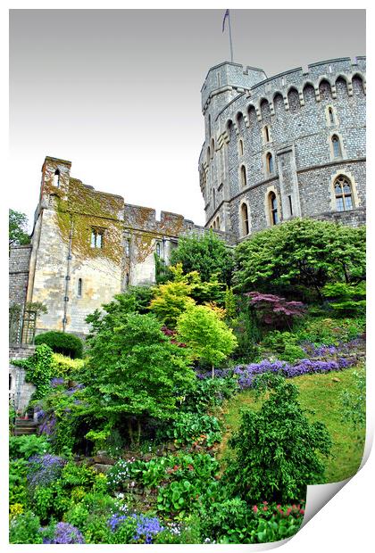 Windsor Castle Berkshire England UK Print by Andy Evans Photos