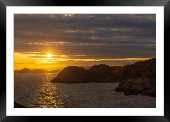 Evening at Lindesnes Lighthouse Framed Mounted Print by Thomas Schaeffer
