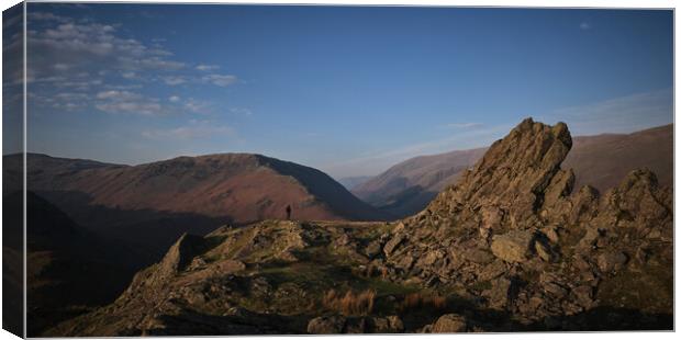 helm Crag, The Lake District Canvas Print by Dan Ward