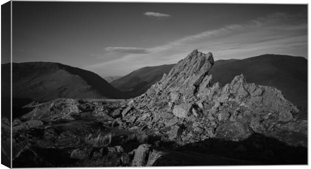 helm Crag, The Lake District Canvas Print by Dan Ward