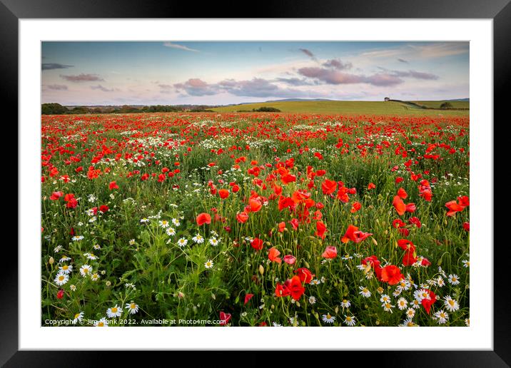 Arreton, Isle of Wight Framed Mounted Print by Jim Monk