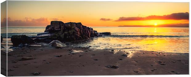 Kintyre Sunset Canvas Print by David Brookens