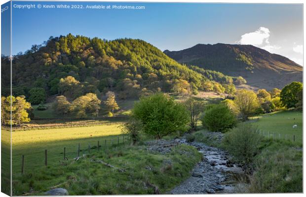 Evening drive to Ullswater Canvas Print by Kevin White