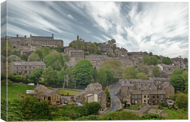 Golcar Huddersfield Canvas Print by Apollo Aerial Photography