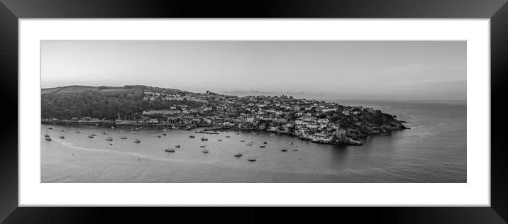 Polruan Cornwall From The Air Framed Mounted Print by Apollo Aerial Photography