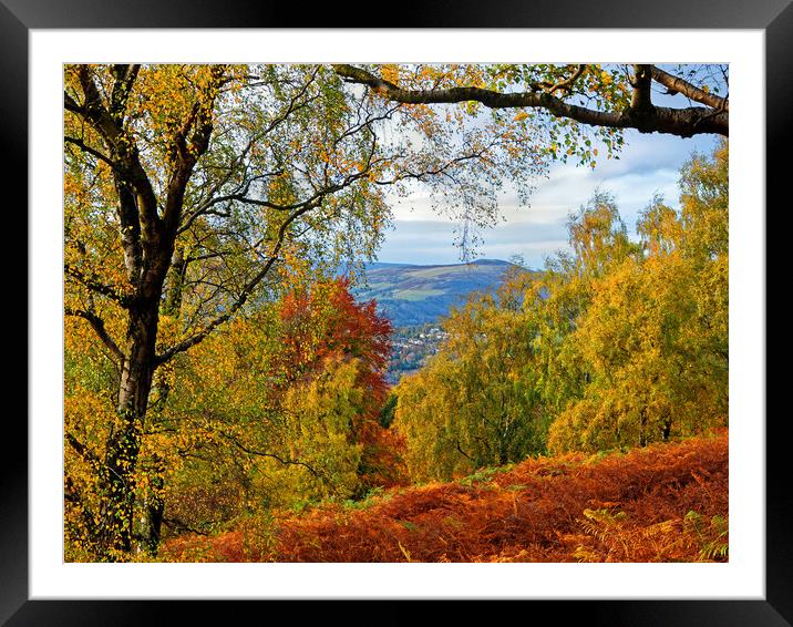 Win Hill from Surprise View Framed Mounted Print by Darren Galpin