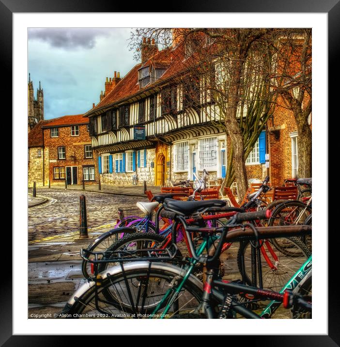 College Street York Framed Mounted Print by Alison Chambers