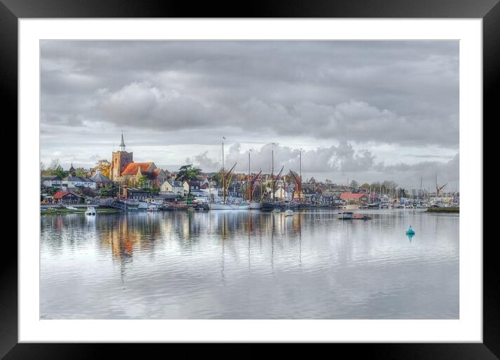 Maldon High Tide Framed Mounted Print by Diana Mower