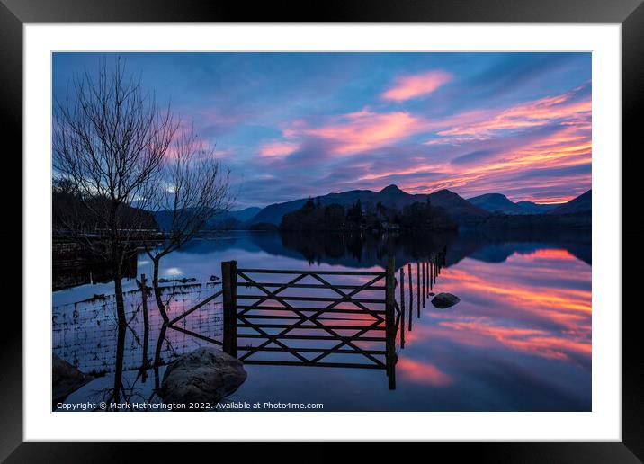 The Gate to Heaven Framed Mounted Print by Mark Hetherington