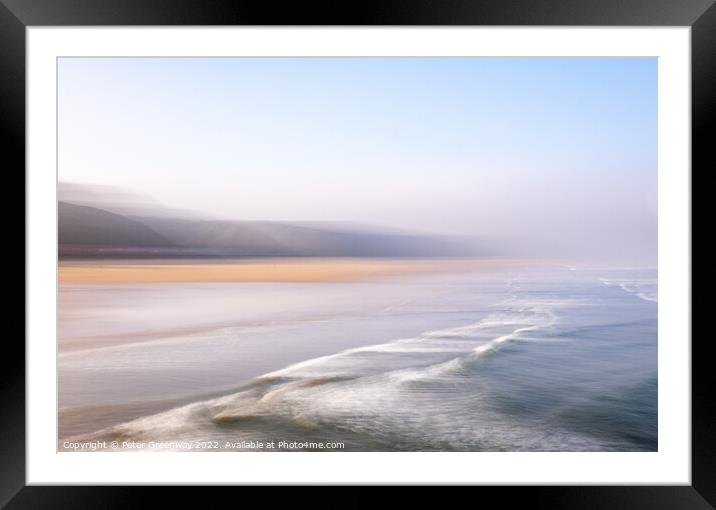 Saltburn-by-the-Sea On The North Yorkshire Coast O Framed Mounted Print by Peter Greenway