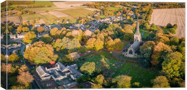 Autumn Comes To Wentworth Canvas Print by Apollo Aerial Photography