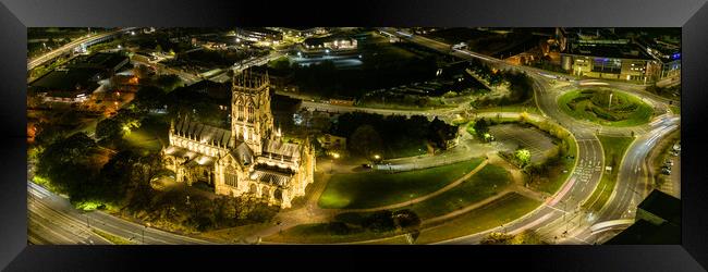 Minster Church Of St George Framed Print by Apollo Aerial Photography