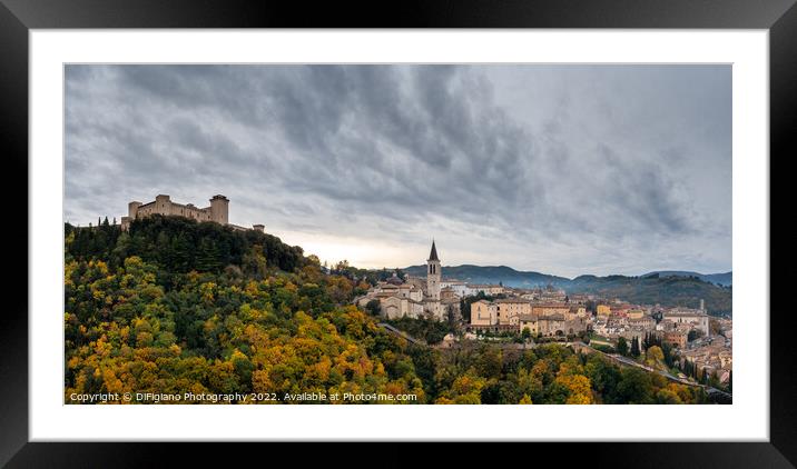Spoleto Autumn Framed Mounted Print by DiFigiano Photography