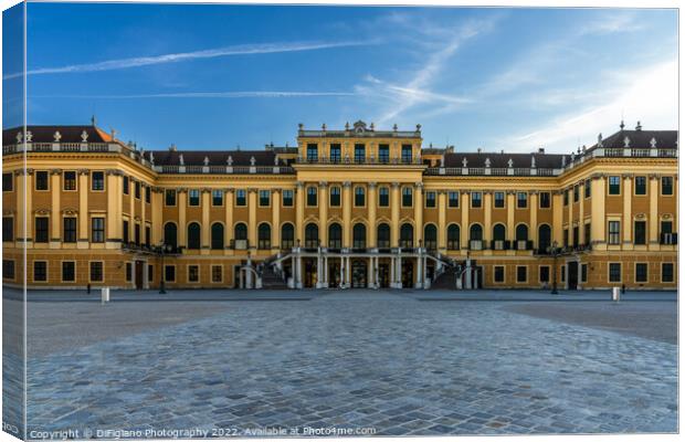 Schonbrunn Palace Canvas Print by DiFigiano Photography