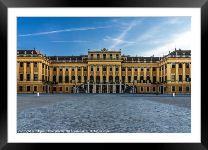 Schonbrunn Palace Framed Mounted Print by DiFigiano Photography